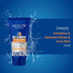 Leeford Meglow Men Instant Glow Facewash 70g Leeford Meglow Men Instant Glow Facewash 70g
