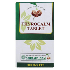 Vaidyaratnam Thyrocalm 100 Tablets Vaidyaratnam Thyrocalm 100 Tablets