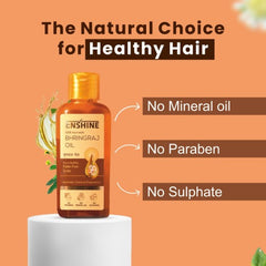 Leeford 100% Ayurvedic Enshine Bhringraj Hair Oil 60ml Leeford 100% Ayurvedic Enshine Bhringraj Hair Oil 60ml