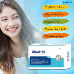 Leeford Ultrabrite Hautaufhellende Seife, Stück 75 g Leeford Ultrabrite Hautaufhellende Seife, Stück 75 g