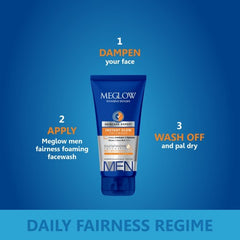 Leeford Meglow Men Instant Glow Facewash 70g Leeford Meglow Men Instant Glow Facewash 70g