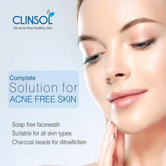 Leeford Clinsol Anti Acne Charcoal Face Wash Leeford Clinsol Anti Acne Charcoal Face Wash