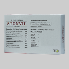 SG Phyto Pharma Ayurvedic Stonvil 120 & 550 Capsules & Syrup SG Phyto Pharma Ayurvedic Stonvil 120 & 550 Capsules & Syrup