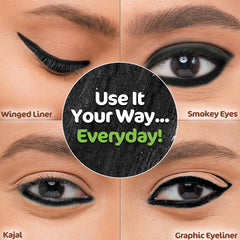 Mamaearth Pack of 2 Charcoal Black Long Stay Eye Kajal with Vitamin C & Chamomile for 11 Hour Smudge free Stay Mamaearth Pack of 2 Charcoal Black Long Stay Eye Kajal with Vitamin C & Chamomile for 11 Hour Smudge free Stay