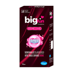 Leeford Bigfun Bubblegum Flavoured Condom 10 Piece Leeford Bigfun Bubblegum Flavoured Condom 10 Piece