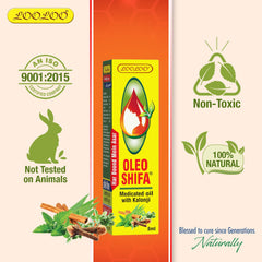 LooLoo Ayurvedic Oleo Shifa Medicated Oil With Kalonji 2 X 8ml LooLoo Ayurvedic Oleo Shifa Medicated Oil With Kalonji 2 X 8ml