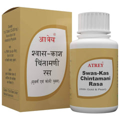Atrey Ayurvedic Swaskas Chintamani Ras Gold 25 Tablets Atrey Ayurvedic Swaskas Chintamani Ras Gold 25 Tablets