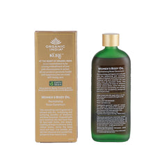 Organic India Women's Body Oil Rose Geranium 120ml Organic India Women's Body Oil Rose Geranium 120ml
