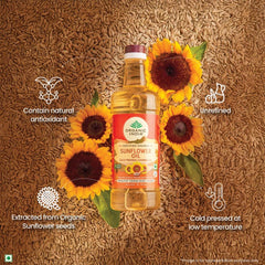Organic India Sunflower Oil 1 Litre Organic India Sunflower Oil 1 Litre