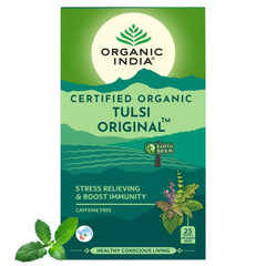 Organic India Tulsi Original Green Tea 25 Teabag,50 Teabag & 100g Tin Organic India Tulsi Original Green Tea 25 Teabag,50 Teabag & 100g Tin