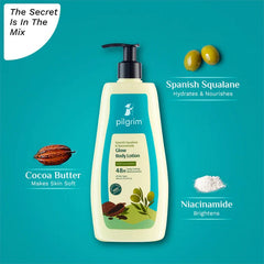 Pilgrim Cosmetics Spanish Squalane & Niacinamide Glow Body Lotion 400 ml | 13.52 fl. oz Pilgrim Cosmetics Spanish Squalane & Niacinamide Glow Body Lotion 400 ml | 13.52 fl. oz