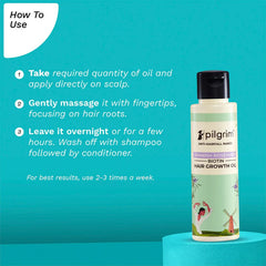 Pilgrim Cosmetics Spanish Rosemary & Biotin Hair Growth Oil for Men 100ml Pilgrim Cosmetics Spanish Rosemary & Biotin Hair Growth Oil for Men 100ml