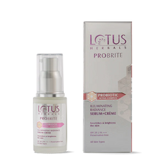 Lotus Herbals Cosmetics Probrite Illuminating Radiance Serum+Cream SPF-20 PA+++ 30ml Lotus Herbals Cosmetics Probrite Illuminating Radiance Serum+Cream SPF-20 PA+++ 30ml