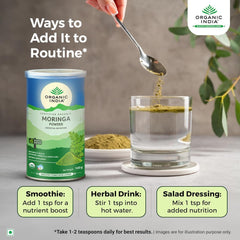 Organic India Organic Moringa Powder & Capsule Organic India Organic Moringa Powder & Capsule