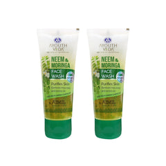 Aimil Ayouthveda Cosmetics Neem and Moringa Face Wash Pack of 2 X 50gm Aimil Ayouthveda Cosmetics Neem and Moringa Face Wash Pack of 2 X 50gm