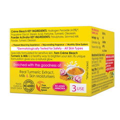 FEM Fairness Turmeric & Milk Crème Bleach 24g FEM Fairness Turmeric & Milk Crème Bleach 24g