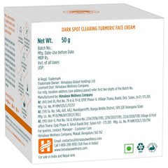 Himalaya Dark Spot Clearing Turmeric Face Cream 50g Himalaya Dark Spot Clearing Turmeric Face Cream 50g
