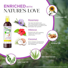 Dabur Ayurvvedic Vatika Rosemary Hair Growth Oil With Hibiscus & Coconut Oil 200ml Dabur Ayurvvedic Vatika Rosemary Hair Growth Oil With Hibiscus & Coconut Oil 200ml