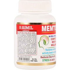 Aimil Ayurvedic Memtone Syrup & Tablets Aimil Ayurvedic Memtone Syrup & Tablets