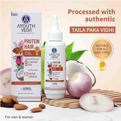 Aimil Ayouthveda Cosmetics Protein Hair Oil 100ml Aimil Ayouthveda Cosmetics Protein Hair Oil 100ml