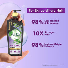 Dabur Ayurvedic Vatika Rosemary & Seaweed Anti Hair fall Shampoo 640ml Dabur Ayurvedic Vatika Rosemary & Seaweed Anti Hair fall Shampoo 640ml