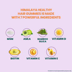 Himalaya Ayurvedic Healthy Hair Gummies 30's & 60's Himalaya Ayurvedic Healthy Hair Gummies 30's & 60's