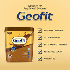 Leeford Geofit Chocolate Flavoured Protein Nutrition Powder 250g Leeford Geofit Chocolate Flavoured Protein Nutrition Powder 250g