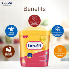 Leeford Geofit Banana Flavoured Protein Nutrition Powder 250g Leeford Geofit Banana Flavoured Protein Nutrition Powder 250g