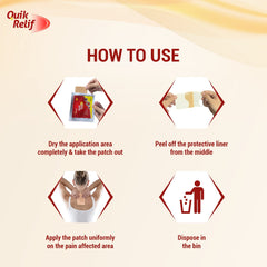 Leeford Quik Relif Topical Patch (58Mmx87Mm) 1 x 3 Patches Leeford Quik Relif Topical Patch (58Mmx87Mm) 1 x 3 Patches