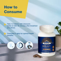 Leeford Hindratan Himalyan Pure Shilajit 60 Tablets Leeford Hindratan Himalyan Pure Shilajit 60 Tablets