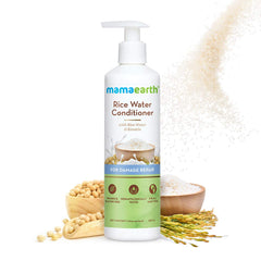 Mamaearth Rice Water Conditioner with Rice Water and Keratin for Damaged, Dry and Frizzy Hair 250ml Mamaearth Rice Water Conditioner with Rice Water and Keratin for Damaged, Dry and Frizzy Hair 250ml