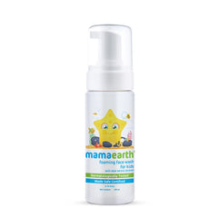 Mamaearth Foaming Face Wash For Kids With Aloe Vera & Coconut For Gentle Cleansing 150ml Mamaearth Foaming Face Wash For Kids With Aloe Vera & Coconut For Gentle Cleansing 150ml