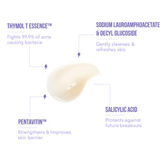 Acne Squad Kick Start Cleanser With Salicylic Acid & Thymol T Essence Gel 100ml Acne Squad Kick Start Cleanser With Salicylic Acid & Thymol T Essence Gel 100ml