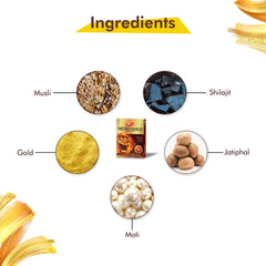 Dabur Ayurvedic Musli Gold Strength,Stamina & Power 10 Capsules Dabur Ayurvedic Musli Gold Strength,Stamina & Power 10 Capsules