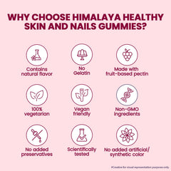 Himalaya Ayurvedic Healthy Skin & Nail Gummies 30's & 60's Himalaya Ayurvedic Healthy Skin & Nail Gummies 30's & 60's