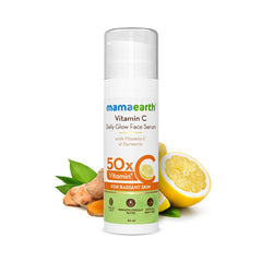 Mamaearth Vitamin C Daily Glow Face Serum With Vitamin C & Turmeric for Radiant Skin Mamaearth Vitamin C Daily Glow Face Serum With Vitamin C & Turmeric for Radiant Skin