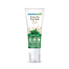 Mamaearth Green Tea Face Wash With Green Tea & Collagen For Open Pores 100ml Mamaearth Green Tea Face Wash With Green Tea & Collagen For Open Pores 100ml