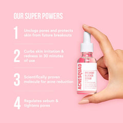 Acne Squad 2% Salicylic Acid Serum for Blackheads & Whiteheads Drop 30ml Acne Squad 2% Salicylic Acid Serum for Blackheads & Whiteheads Drop 30ml