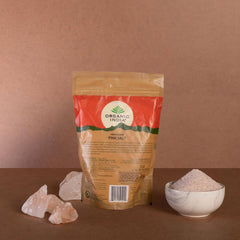 Organic Indiua Pink Rock Salt 1kg Organic Indiua Pink Rock Salt 1kg