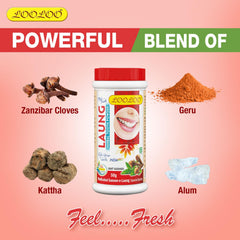 LooLoo Khojati Herbal Ayurvedic Medicated Tooth Neem and Laung Powder LooLoo Khojati Herbal Ayurvedic Medicated Tooth Neem and Laung Powder