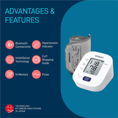 Omron HEM 7140T1 Bluetooth-Blutdruckmessgerät Omron HEM 7140T1 Bluetooth-Blutdruckmessgerät