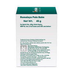 Himalaya Ayurvedic Rumalaya Pain Balm Himalaya Ayurvedic Rumalaya Pain Balm