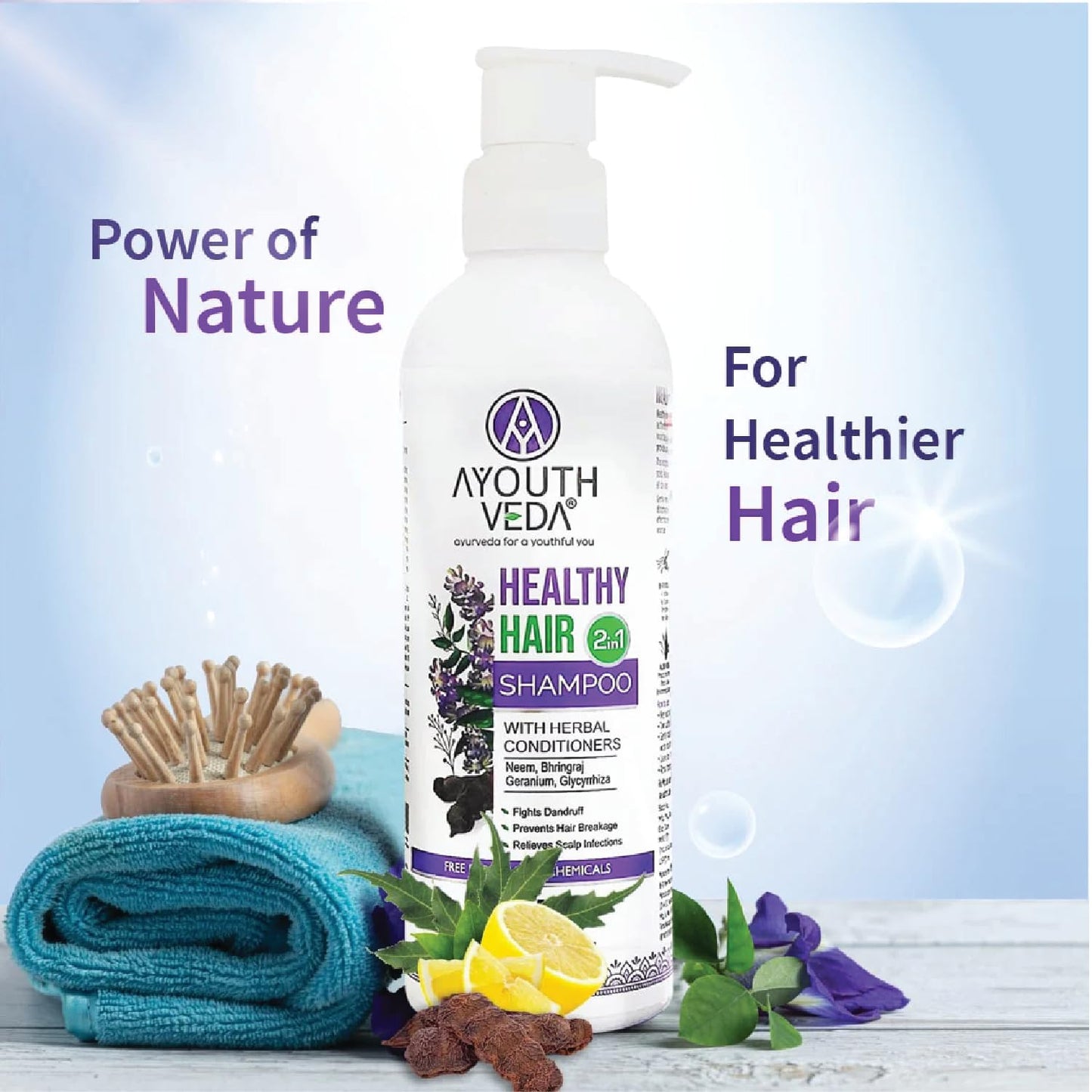 Aimil Ayouthveda Cosmetics Healthy Hair Shampoo 200ml