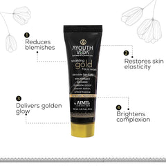 Aimil Ayouthveda Cosmetics Sparkling Gold Facewash Aimil Ayouthveda Cosmetics Sparkling Gold Facewash