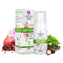 Aimil Ayouthveda Cosmetics Deep Clean Foaming Face Wash 100ml Aimil Ayouthveda Cosmetics Deep Clean Foaming Face Wash 100ml