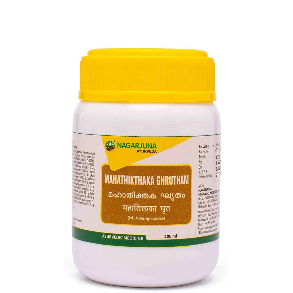 Nagarjuna Ayurvedic Mahaathikthaka Ghrutham