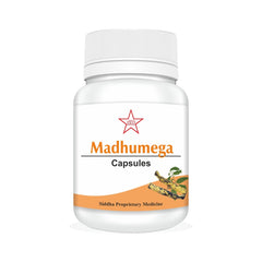 Skm Siddha Ayurveda Madhumega 500mg 60,100 & 500 Capsules Skm Siddha Ayurveda Madhumega 500mg 60,100 & 500 Capsules