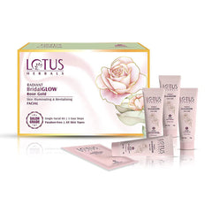 Lotus Herbals Cosmetics Radiant Bridal Glow Facial kit Lotus Herbals Cosmetics Radiant Bridal Glow Facial kit