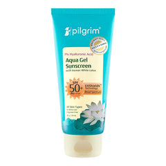 Pilgrim Cosmetics 1% Hyaluronic Acid Aqua Sunscreen Gel SPF 50 PA++++ 50g Pilgrim Cosmetics 1% Hyaluronic Acid Aqua Sunscreen Gel SPF 50 PA++++ 50g