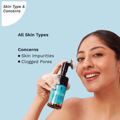 Pilgrim Cosmetics Volcanic Lava Ash Foaming Face Wash w/ Brush 120ml Pilgrim Cosmetics Volcanic Lava Ash Foaming Face Wash w/ Brush 120ml